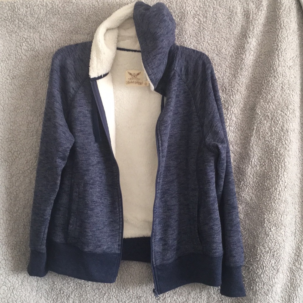 Blue sweatshirt